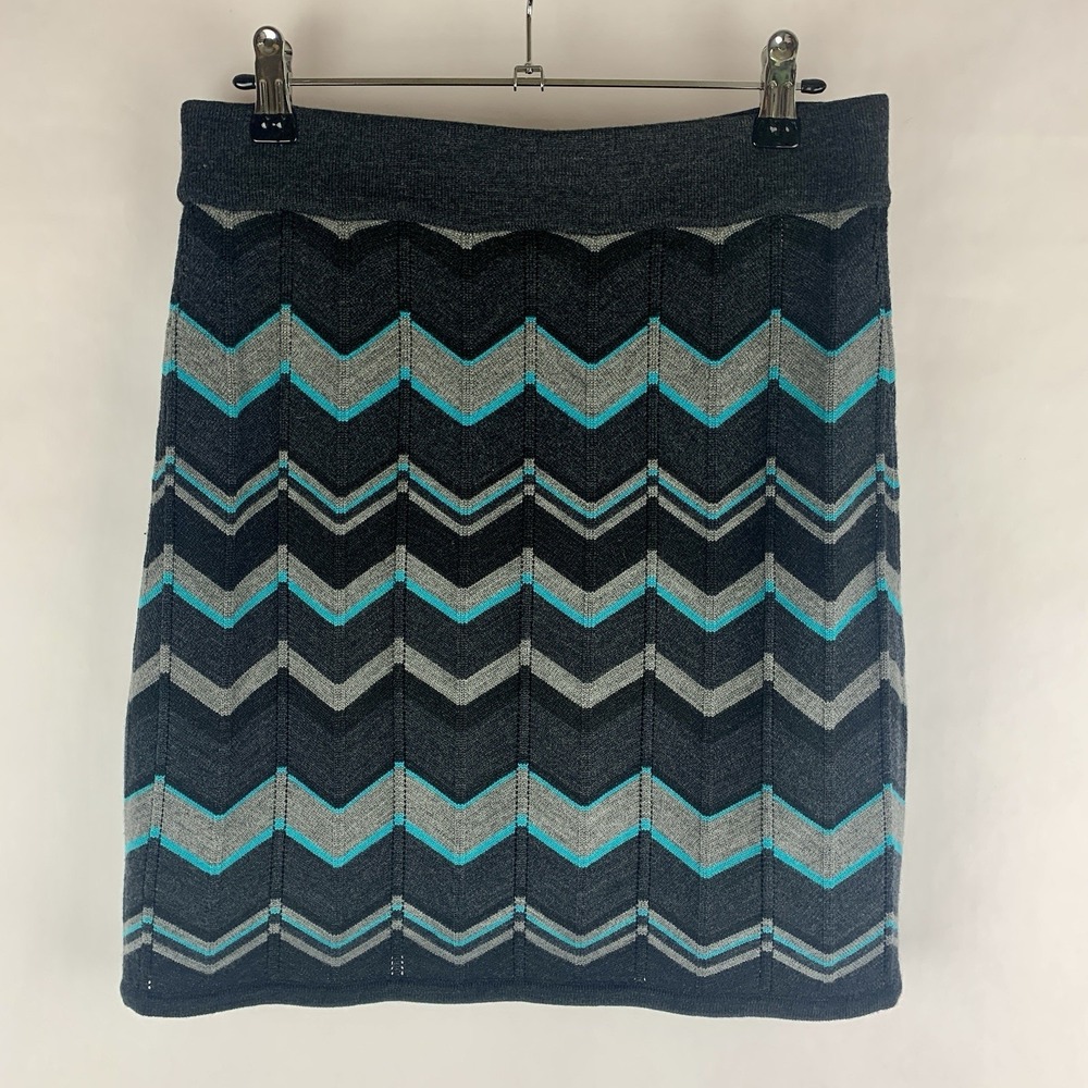 Krimson Klover Mini Skirt Small 100% Merino Wool Nordic Geometric Ski Cabincore